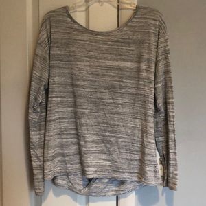 REEBOK ATHLETIC LONG SLEEVE, open back